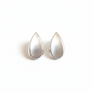 Brushed Tear Earrings