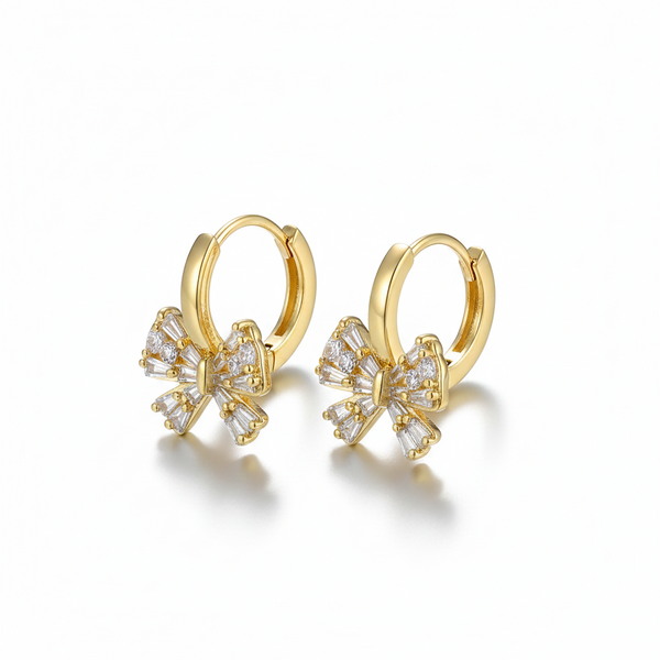 Gleam Bow Earrings