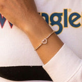 Pure Heart Tennis Bracelet
